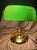 Bring timeless elegance and classic library charm to your workspace with this **Vintage Mid-Century Modern Green Bankers...