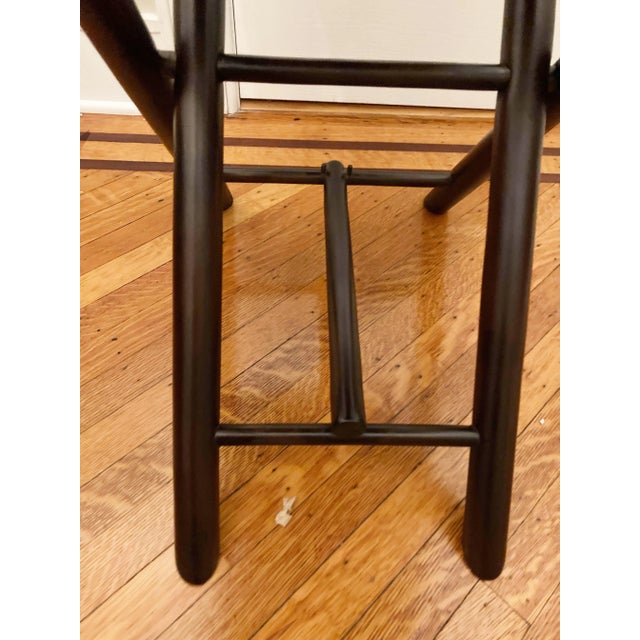 Brown Modern Bamboo Tray With Stand For Sale - Image 8 of 10