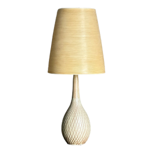 Rare Lotte and Gunnar Bostlund Large Ceramic Table Lamp