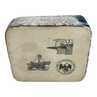 Antique Printing Block Stone, Farm Scenes For Sale