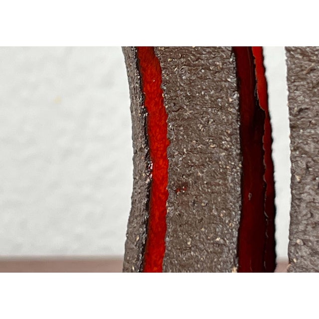 Brown Mid-Century Modern Danish Studio Pottery Candleholder from Lovemose, 1960s For Sale - Image 8 of 18