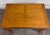 Vintage Queen Anne Style Parquet Style Top Carved Coffee Table W/ Pull Out Tray For Sale - Image 4 of 12