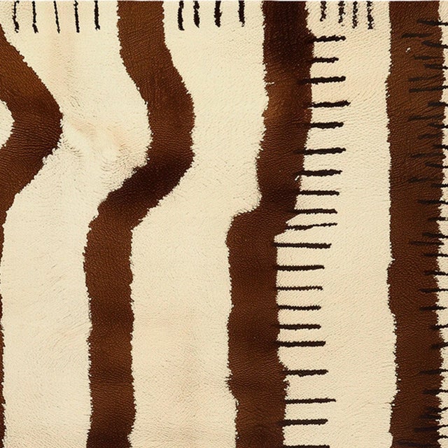 Dill Modern Rectangular Rug by Tapis Studio for Hommés Studio For Sale - Image 4 of 6