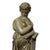 Vintage Hollywood Regency Chalkware Greek Goddess W/Pipes Figurine Sculpture For Sale - Image 4 of 9
