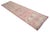 Vintage Turkish Hand-Knotted Runner Rug Pink Hallway Kitchen Decor - 2′9″ × 10′ For Sale - Image 6 of 17