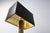1970s Brass Table Lamp with Black Rectangular Shade from Deknudt, Belgium, 1970s For Sale - Image 5 of 12