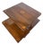 Sheraton Style 2 Tier Drop Leaf Side Table / Serving Table For Sale