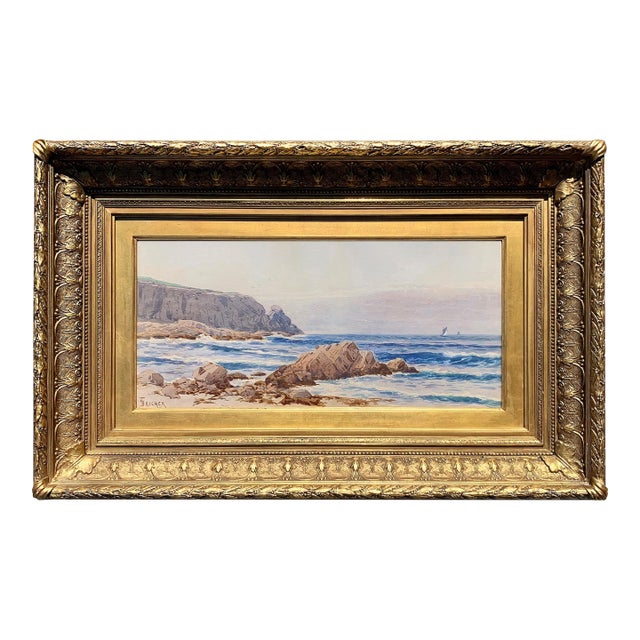 Late 19th Century "Coast of Grand Manan Island," a Watercolor by Hudson River School Artist Alfred Thompson Bricher (1837-1908) For Sale