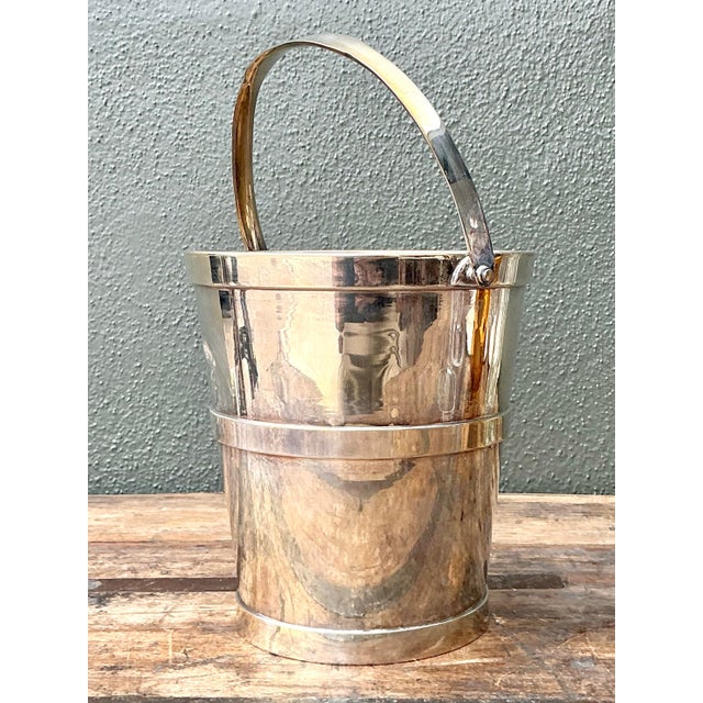 Vintage Ralph Lauren Silver Champagne Bucket For Sale - Image 9 of 12