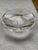A pair of solid, heavy and gorgeous crystal ashtrays in the style of Baccarat. No makers mark. 6.5" in diameter x 1" tall....