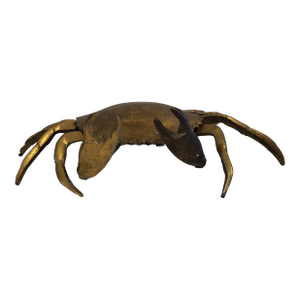 Articulate Brass Crab Catchall