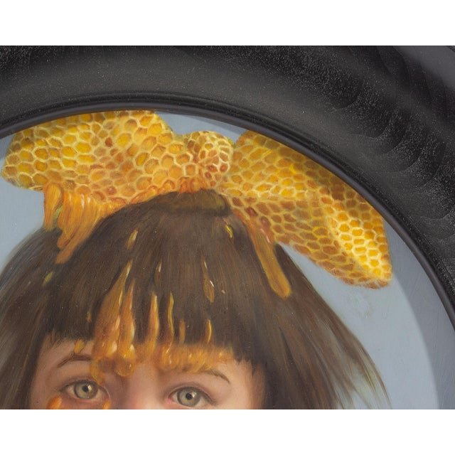 Contemporary Oil on Board Portrait Painting by Carrie Pearce For Sale - Image 3 of 6