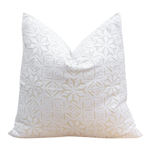 Biscotti Euro Applique Pillow Cover For Sale