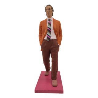 Guy Brantschen, Monti Man Sculpture, 2004, Ceramic For Sale
