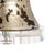 Old silver hand made florentine terra cotta 30h x 6w x 6d Shade Dimensions: top(14) bottom(17) side(10)
