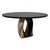 Metal "Giselle" Round Table With Bronze and Stainless Steel, Handcrafted For Sale - Image 7 of 9