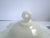 White Antique Victorian White Milk Glass Ruffled Hanging Smoke Bells - a Pair For Sale - Image 8 of 12