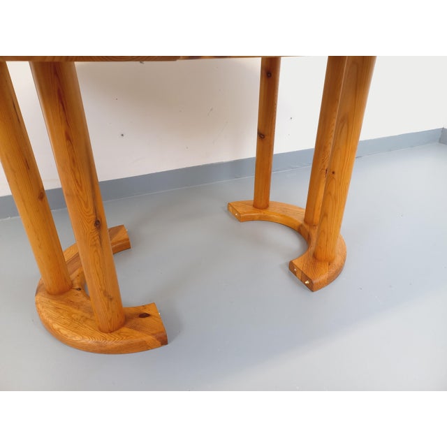 Vintage Scandinavian Round Dining Table by Rainer Daumiller, 1960s For Sale - Image 11 of 18