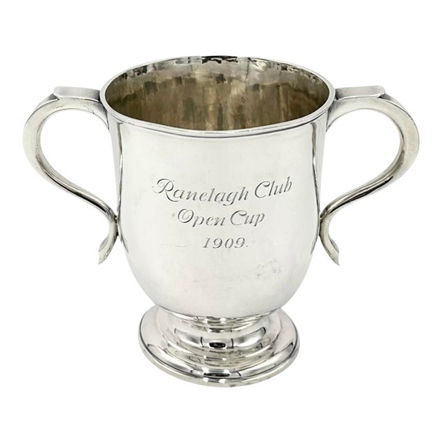 Antique Ranelagh Club Open Cup 1909 Sterling Silver Trophy For Sale