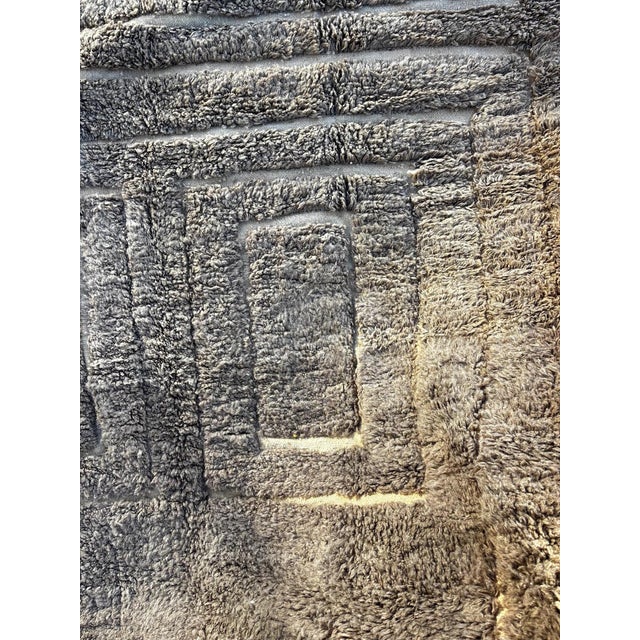 Modern Moroccan Mrirt Rug For Sale - Image 16 of 17