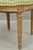 Vintage French Country Louis XVI Style Round Seat Carved Vanity Stool Chair For Sale - Image 10 of 11