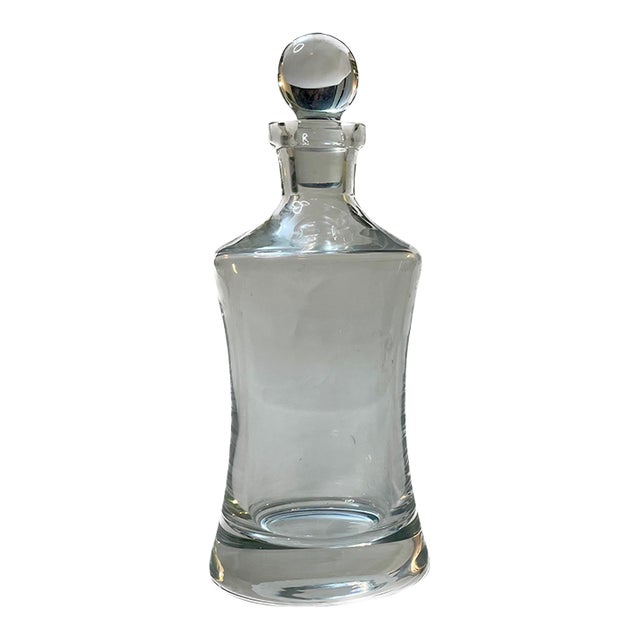 The Marquis Moments Hourglass Decanter by Waterford. For Sale