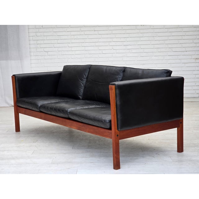 Vintage Danish Sofa by H.J.Wegner for Carl Hansen & Søn, 1960s For Sale - Image 16 of 18