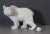 Important white porcelain representing a brown bear, 20th century period, perfect condition