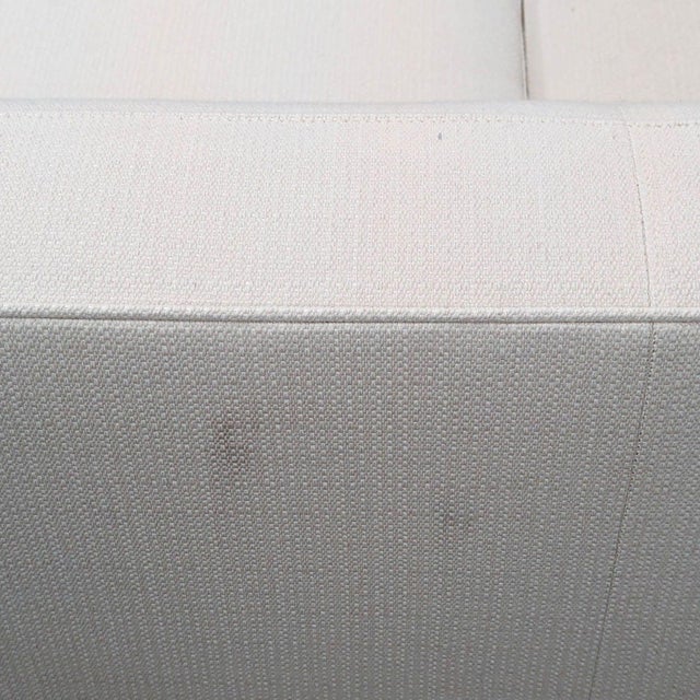 White Crate and Barrel Aiden Contemporary Sofa For Sale - Image 8 of 11