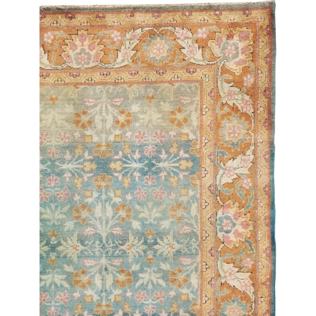 A vintage Indian Amritsar rug from the mid-20th century. Measures: 7 2 x 10 11