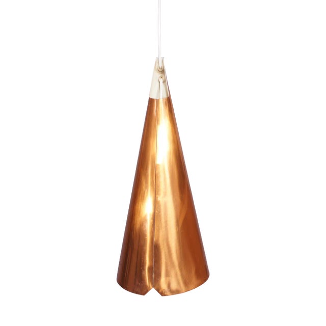 Ceiling Lamp in Copper by Hans Bergströms, 1950s For Sale