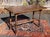Wood Early 20th Century Arts and Crafts Copper Clad Top Spanish Jacobean Revival Sofa Table For Sale - Image 7 of 18