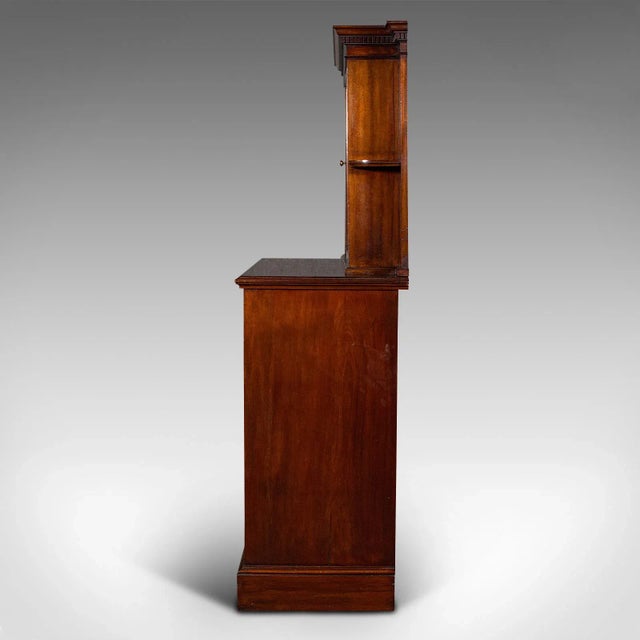 1900s Antique Victorian English Secretaire Sideboard For Sale - Image 6 of 13