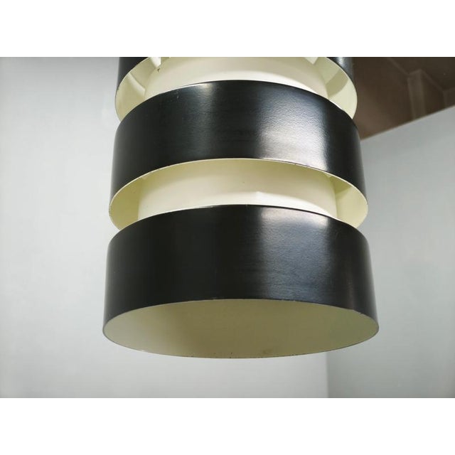 Black Mid-Century Modern Pendant Lights from Drupol, Czechoslovakia, 1960s, Set of 2 For Sale - Image 8 of 14