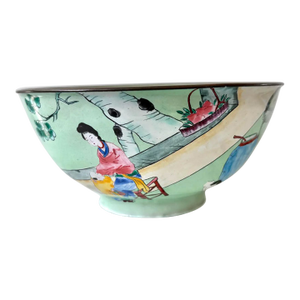 19th Century Chinese Enamel Canton Bowl