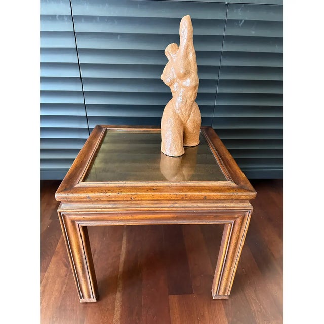 1970’s Brass Topped Signed John Widdicomb Tables - a Pair For Sale - Image 13 of 15