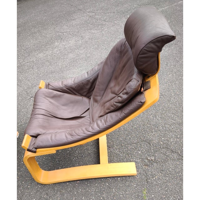 Swedish Kroken Lounge Chair and Ottoman by Åke Fribyter for Nelo, Set of 2 For Sale - Image 6 of 10