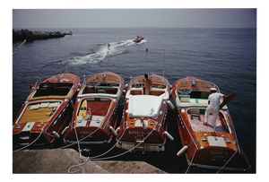 Slim Aarons, Waterskiing at the Hotel Du Cap, Eden Roc, Limited Edition Estate Stamped Photographic Print, 1950s