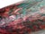 Murano Vintage Murano Fratelli Toso Copper Red Aventurine Amethyst Green Italian Art Glass Flower Vase For Sale - Image 4 of 10