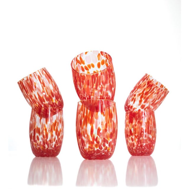 Contemporary Italian Modern Drinking Set by Maryana Iskra for Ribes, Set of 6 For Sale - Image 3 of 14