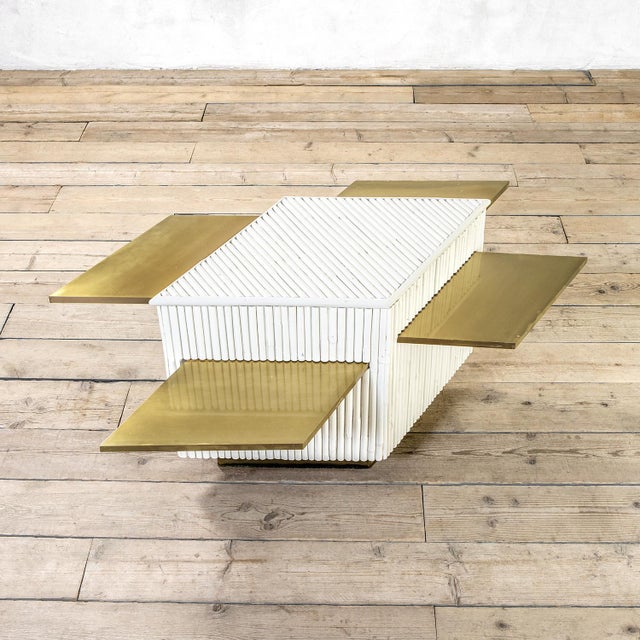 Wood Vintage Center Table For Sale - Image 7 of 7