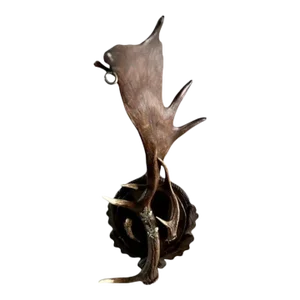 1940s Antler Wall Sconce Lighting