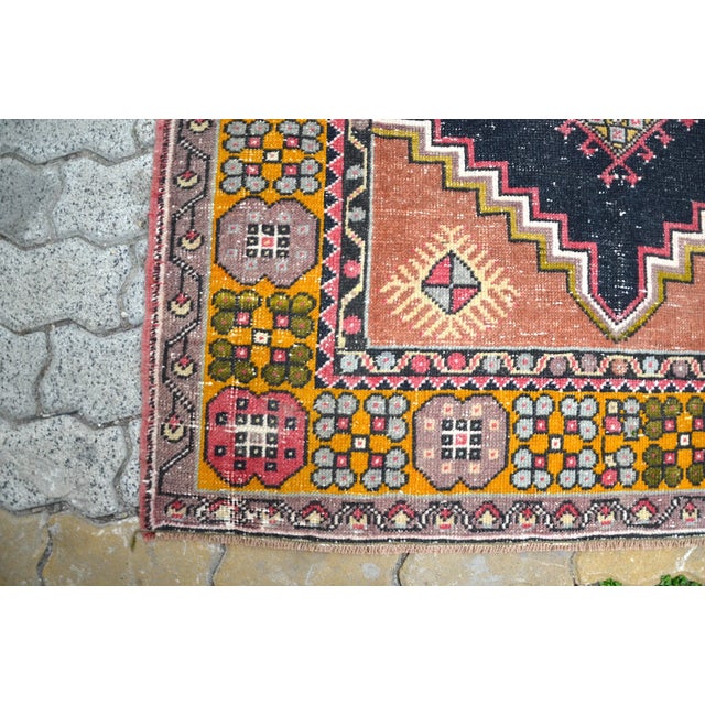 Vintage Nomadic Turkish Capadocia Rug For Sale - Image 9 of 11