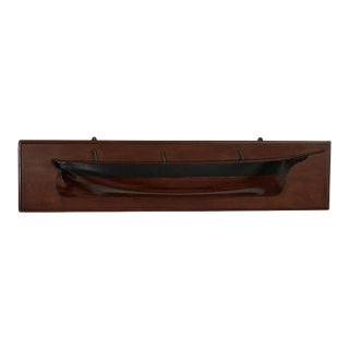 Antique English Sailing Ship Half Hull Model For Sale