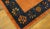 1920s Pairs Orange Field Orange Antique Chinese Peking Knotted Wool Small Rugs For Sale - Image 10 of 14