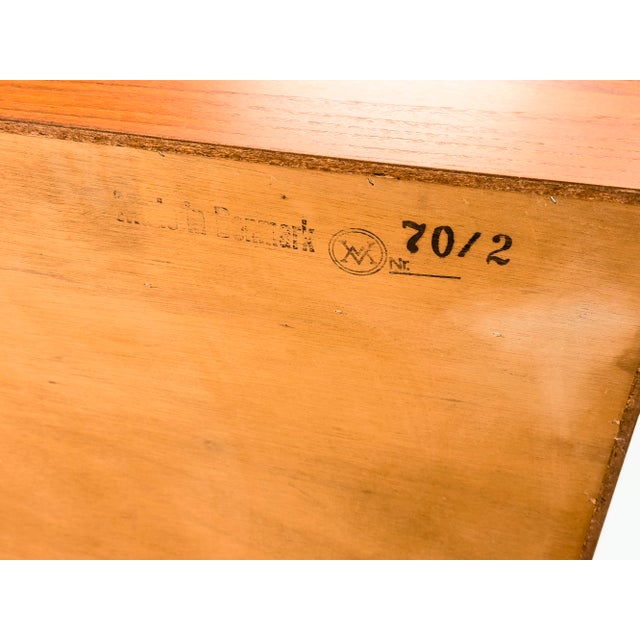 1960s Teak Secretary Desk by Arne Wahl Iversen for Vinde Møbelfabrik, 1960s For Sale - Image 5 of 18