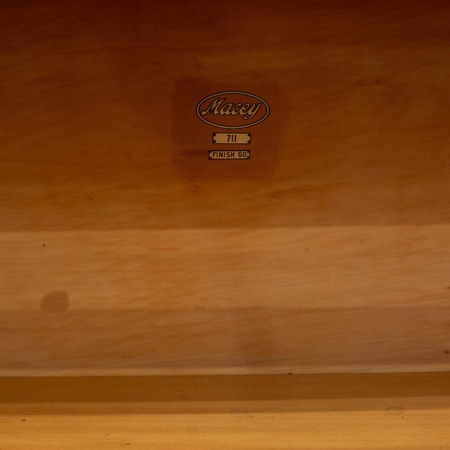 Brown Antique Macey Furniture 3 Stack Lawyer's Bookcase With Ball Feet c.1920 For Sale - Image 8 of 13