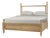 Bobbin Post Queen Bed in Fruitwood Finish For Sale