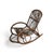 Brown Bentwood, Wicker and Rattan Rocking Chair by Rohé Noordwolde For Sale - Image 8 of 12