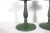 Vintage Pair of Brass Candle Holders With Verdigris Patina Green Candleholder For Sale - Image 6 of 6